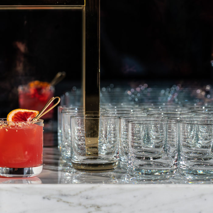 margarita sitting on bar counter